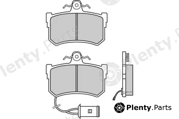 E.T.F. 12-0395 — Brake Pad Set, disc brake