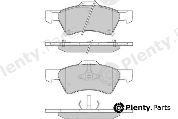 E.T.F. 12-1222 — Brake Pad Set, disc brake
