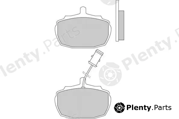 E.T.F. 12-0206 — Brake Pad Set, disc brake