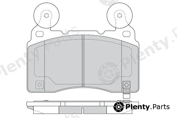 E.T.F. 12-1578 — Brake Pad Set, disc brake