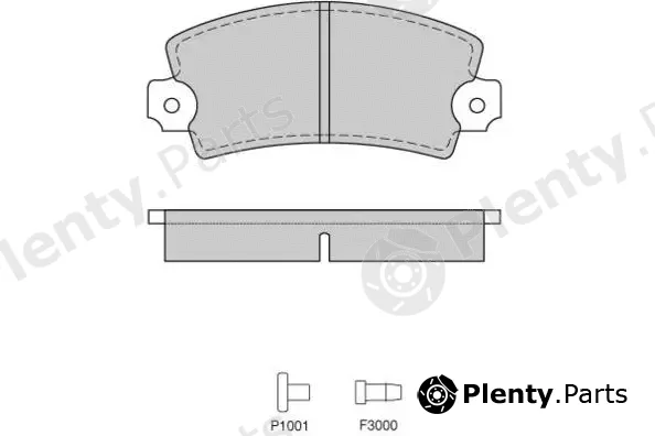 E.T.F. 12-0220 — Brake Pad Set, disc brake