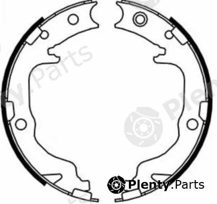 E.T.F. 09-0731 — Brake Shoe Set