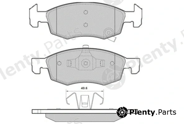 E.T.F. 12-1635 — Brake Pad Set, disc brake