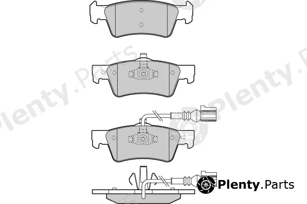 E.T.F. 12-1372 — Brake Pad Set, disc brake