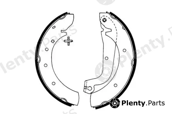 E.T.F. 09-0404 — Brake Shoe Set
