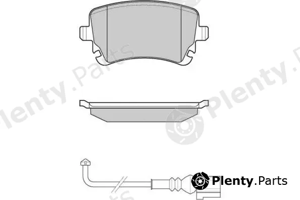 E.T.F. 12-1140 — Brake Pad Set, disc brake