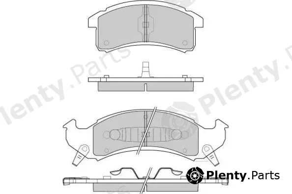 E.T.F. 12-0799 — Brake Pad Set, disc brake