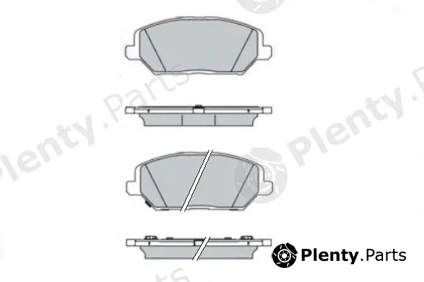 E.T.F. 12-1768 — Brake Pad Set, disc brake