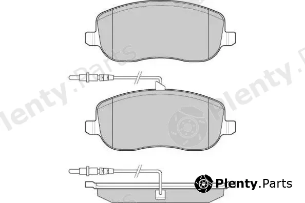 E.T.F. 12-1028 — Brake Pad Set, disc brake
