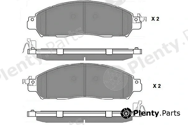 E.T.F. 12-1797 — Brake Pad Set, disc brake