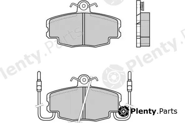 E.T.F. 12-0360 — Brake Pad Set, disc brake