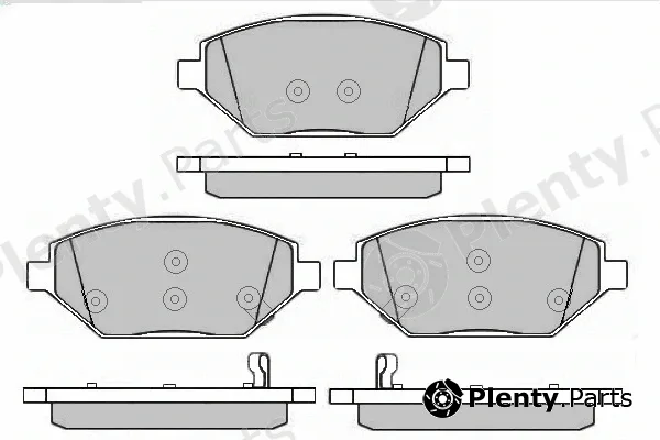 E.T.F. 12-1702 — Brake Pad Set, disc brake