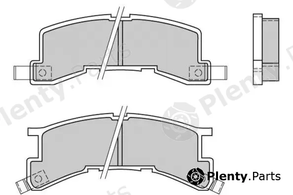 E.T.F. 12-0404 — Brake Pad Set, disc brake