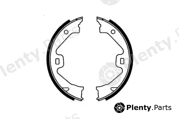 E.T.F. 09-0591 — Brake Shoe Set, parking brake