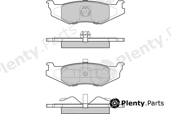 E.T.F. 12-1390 — Brake Pad Set, disc brake