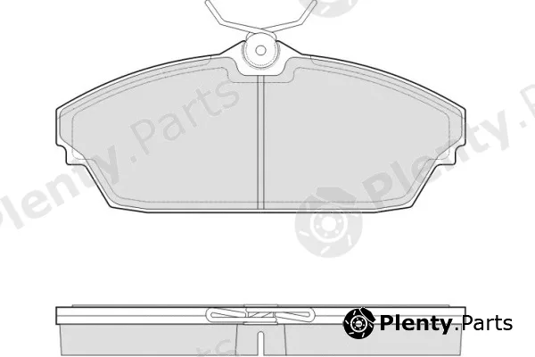 E.T.F. 12-1505 — Brake Pad Set, disc brake