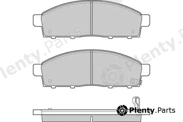 E.T.F. 12-1296 — Brake Pad Set, disc brake