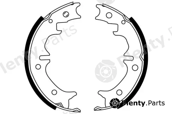 E.T.F. 09-0674 — Brake Shoe Set