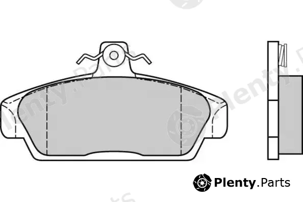E.T.F. 12-0529 — Brake Pad Set, disc brake