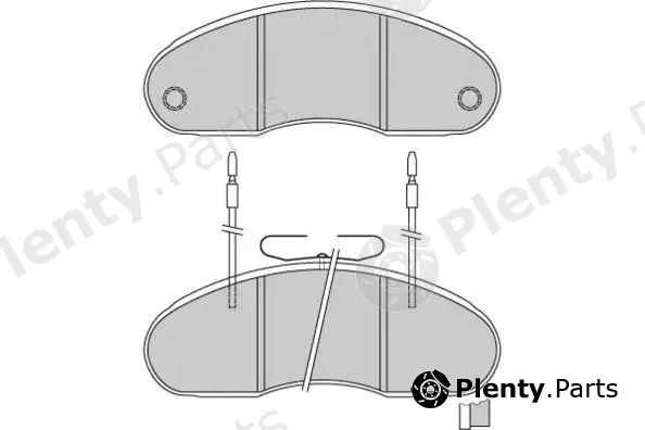 E.T.F. 12-5243 — Brake Pad Set, disc brake