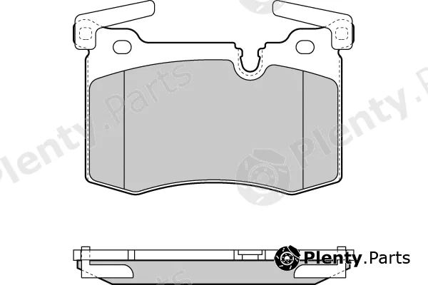E.T.F. 12-1388 — Brake Pad Set, disc brake