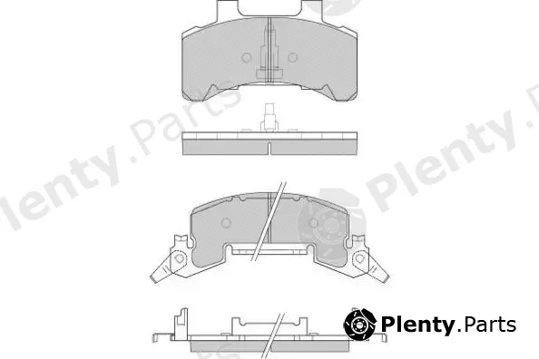 E.T.F. 12-0786 — Brake Pad Set, disc brake