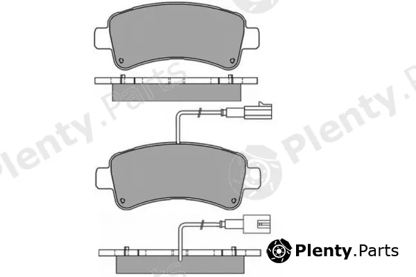E.T.F. 12-1660 — Brake Pad Set, disc brake