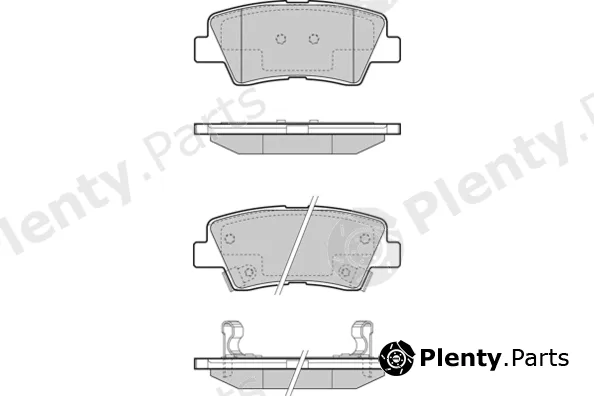 E.T.F. 12-1456 — Brake Pad Set, disc brake