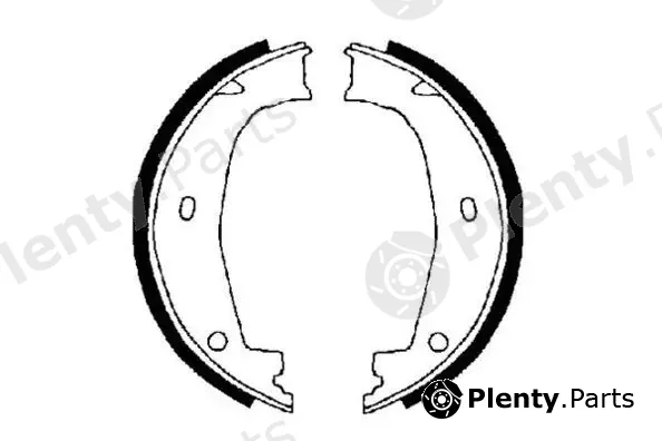 E.T.F. 09-0559 — Brake Shoe Set, parking brake