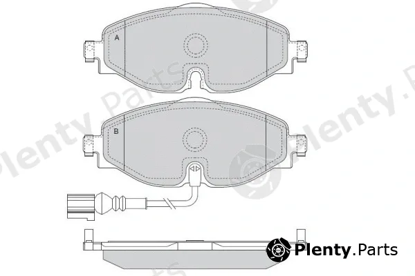 E.T.F. 12-1516 — Brake Pad Set, disc brake