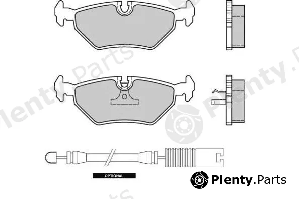 E.T.F. 12-0415 — Brake Pad Set, disc brake