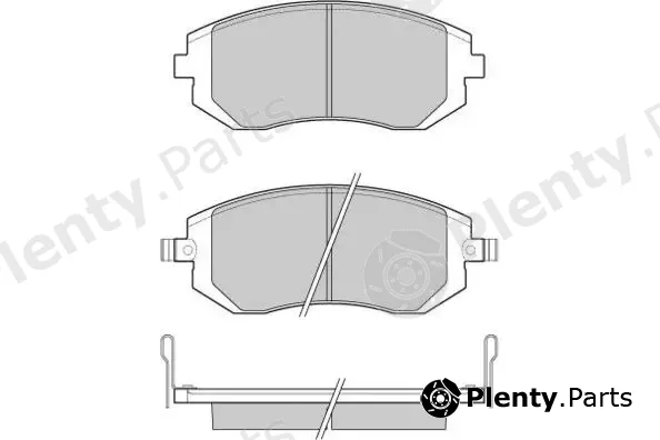E.T.F. 12-1158 — Brake Pad Set, disc brake