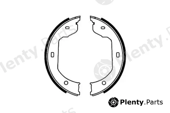 E.T.F. 09-0606 — Brake Shoe Set, parking brake