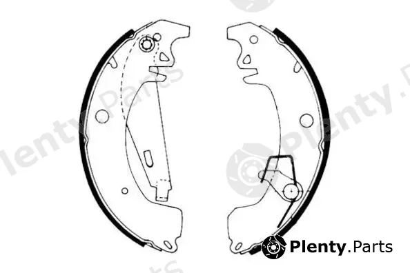 E.T.F. 09-0428 — Brake Shoe Set