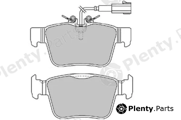 E.T.F. 12-1658 — Brake Pad Set, disc brake