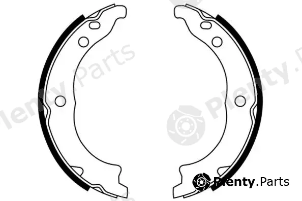 E.T.F. 09-0654 — Brake Shoe Set
