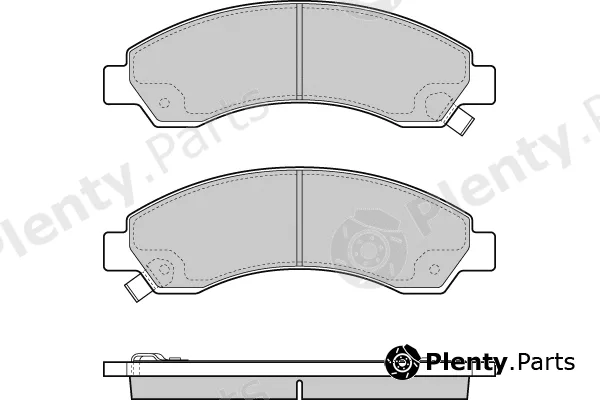 E.T.F. 12-1411 — Brake Pad Set, disc brake