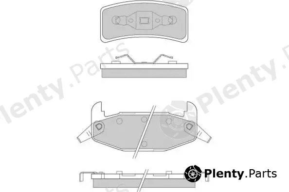 E.T.F. 12-0787 — Brake Pad Set, disc brake