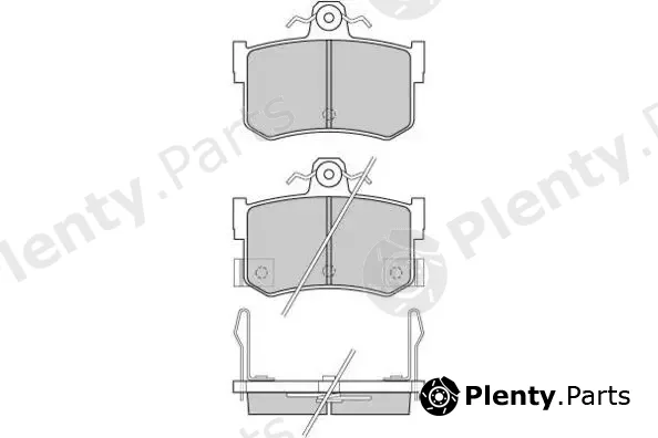 E.T.F. 12-0818 — Brake Pad Set, disc brake