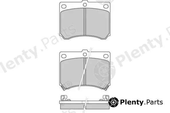 E.T.F. 12-0491 — Brake Pad Set, disc brake