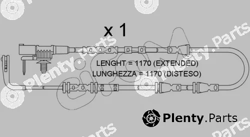 Cifam SU.385 — Warning Contact, brake pad wear