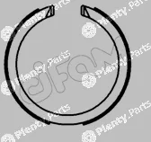 Cifam 153-712 — Brake Shoe Set, parking brake