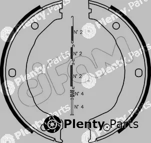 Cifam 153-145K — Brake Shoe Set, parking brake