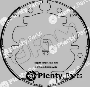 Cifam 153-442 — Brake Shoe Set, parking brake