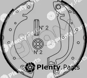 Cifam 153-287 — Brake Shoe Set