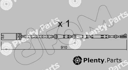 Cifam SU.282 — Warning Contact, brake pad wear