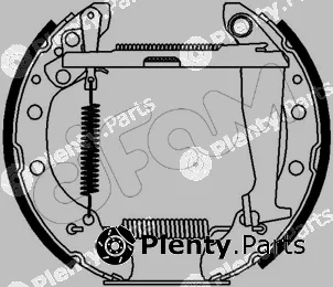 Cifam 151-084 — Brake Shoe Set Kit premounted