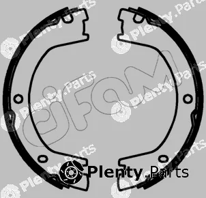Cifam 153-765 — Brake Shoe Set, parking brake