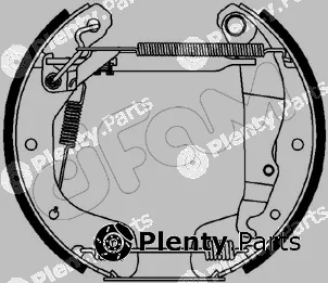 Cifam 151-079 — Brake Shoe Set Kit premounted