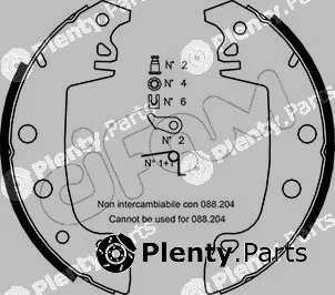 Cifam 153-324K — Brake Shoe Set